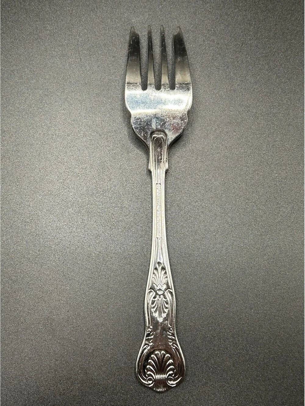 Vintage Set Of 4 Towle Hotel Kings Salad Forks Stainless Flatware Shell Handle